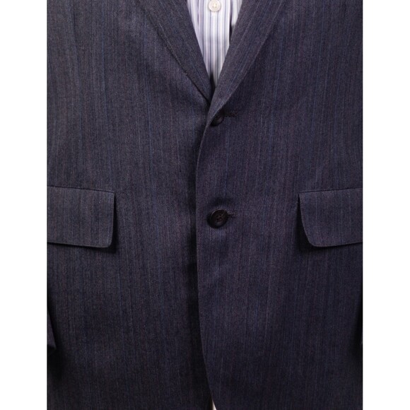 Nordstrom Chaps By Ralph Lauren Mens Virgin Wool Suit Blazer main color Gray 40 - Picture 7 of 12